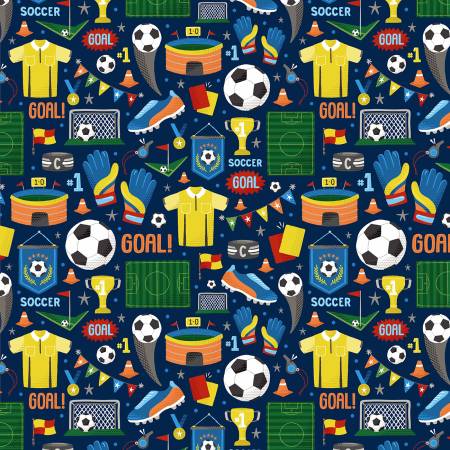 Goal Getter Soccer Main - Navy