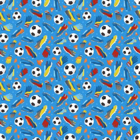 Goal Getter Soccer Shoes and Balls - Blue