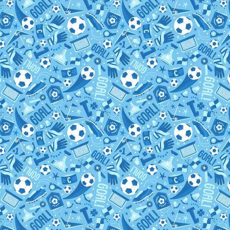 Goal Getter Soccer Icons - Wave Blue