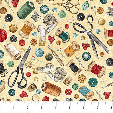 Stonehenge Stitchin' Beige Notions