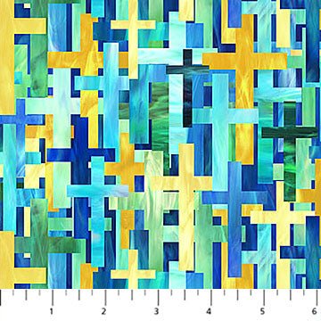 Risen Blue Large Cross