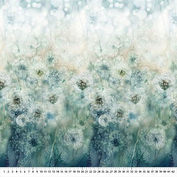 Whisper Full Border Teal Multi