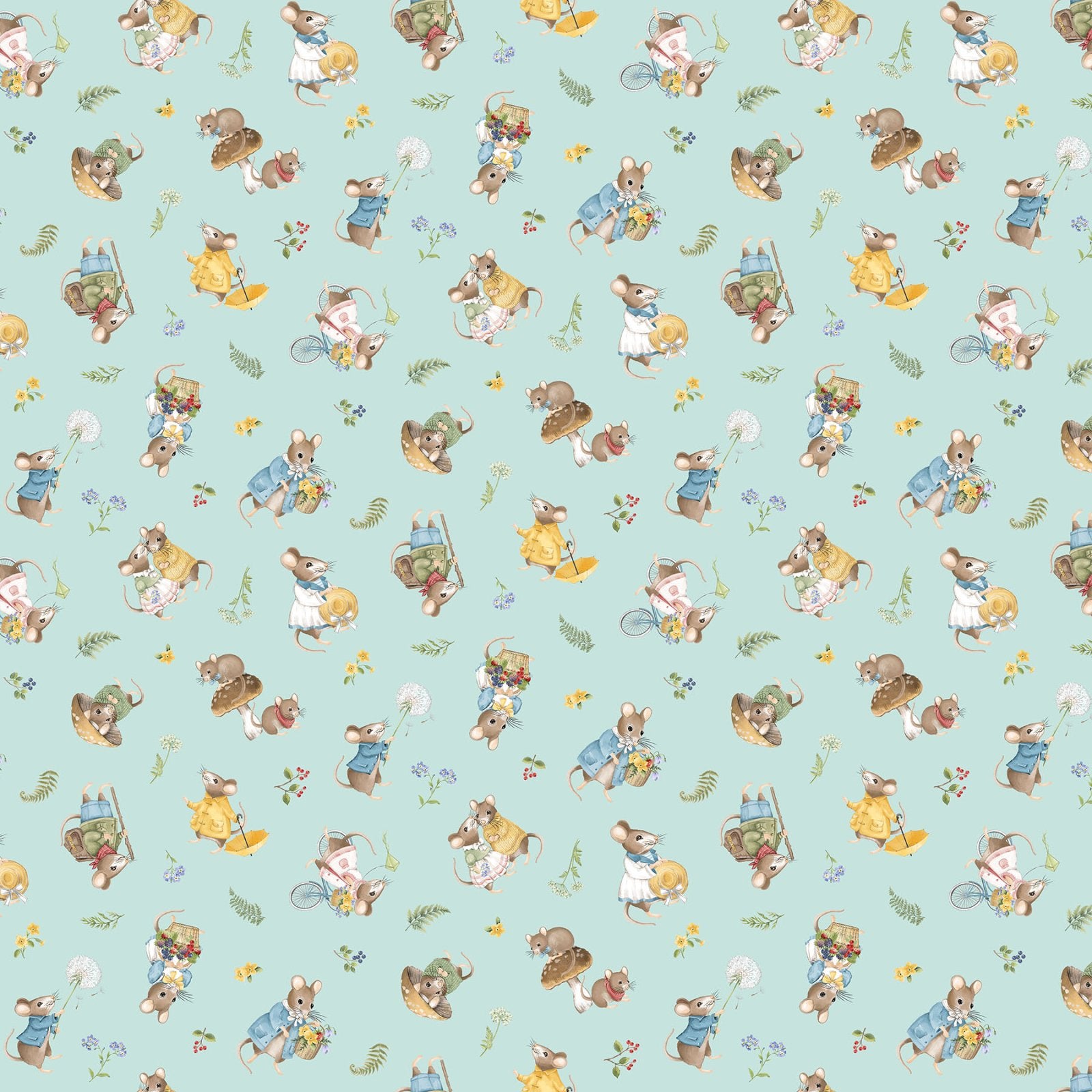 Country Mouse Mice Toss - Blue Multi