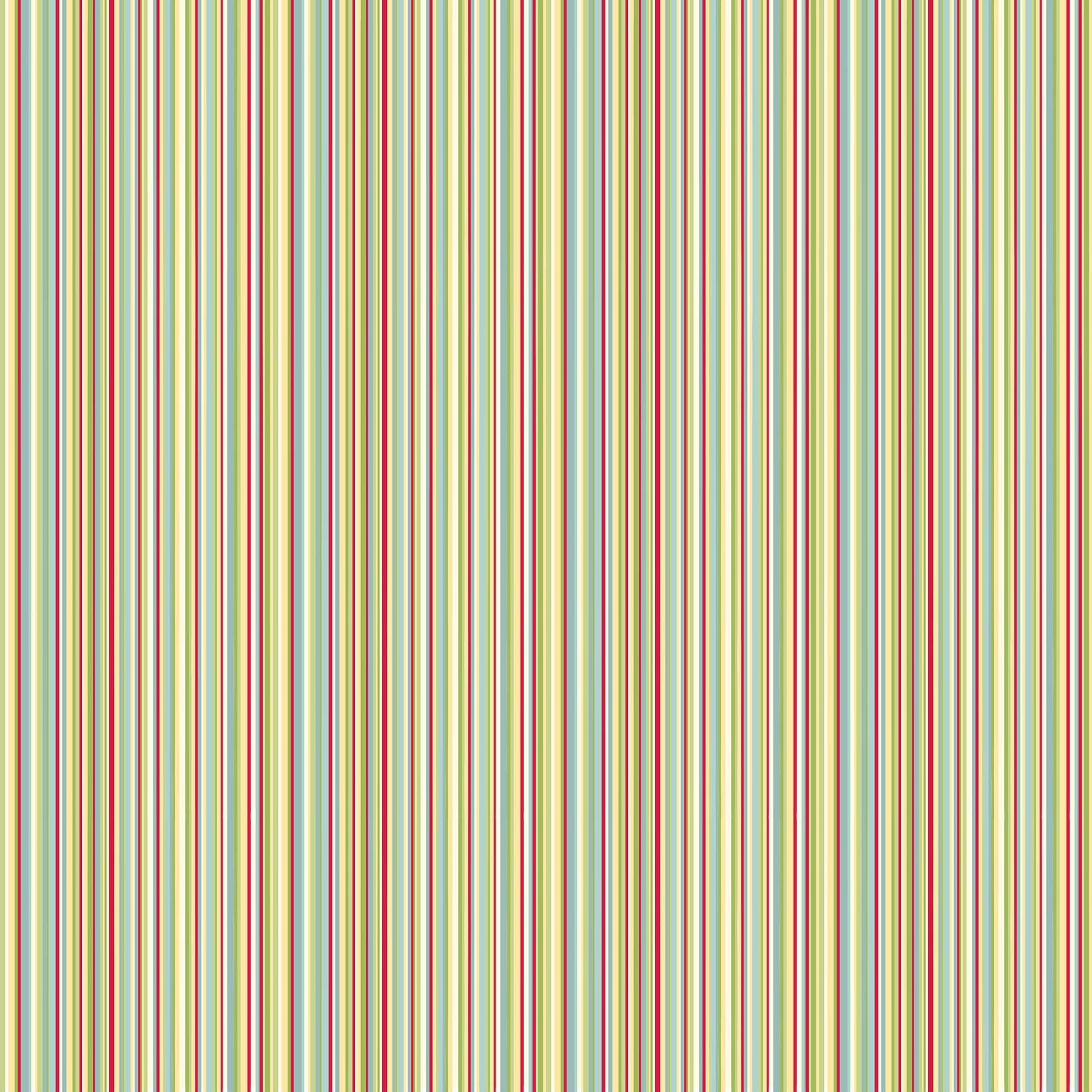 Country Mouse Barcode Stripe - White Multi
