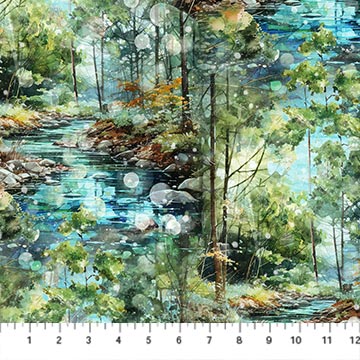 Serenity Scenic - Green Multi