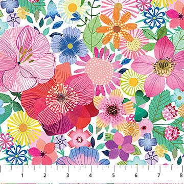 My Cup of Tea - Florals - White Multi