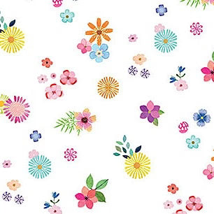 My Cup of Tea - Mini Floral - White Multi