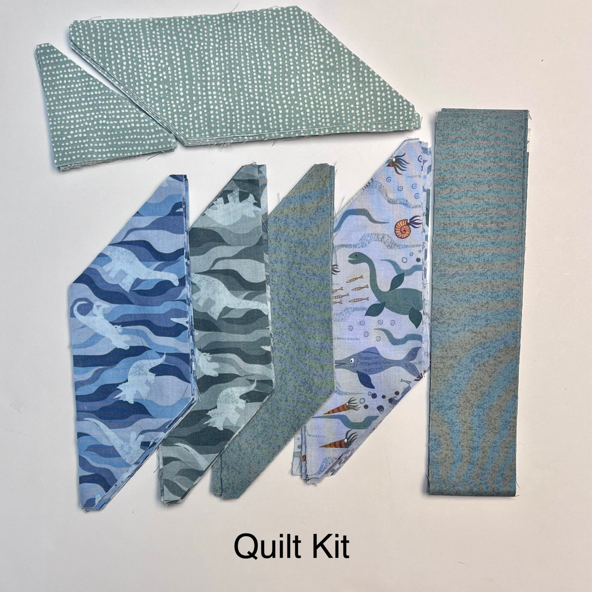 Chevron Dinosaur - Quilt Kit