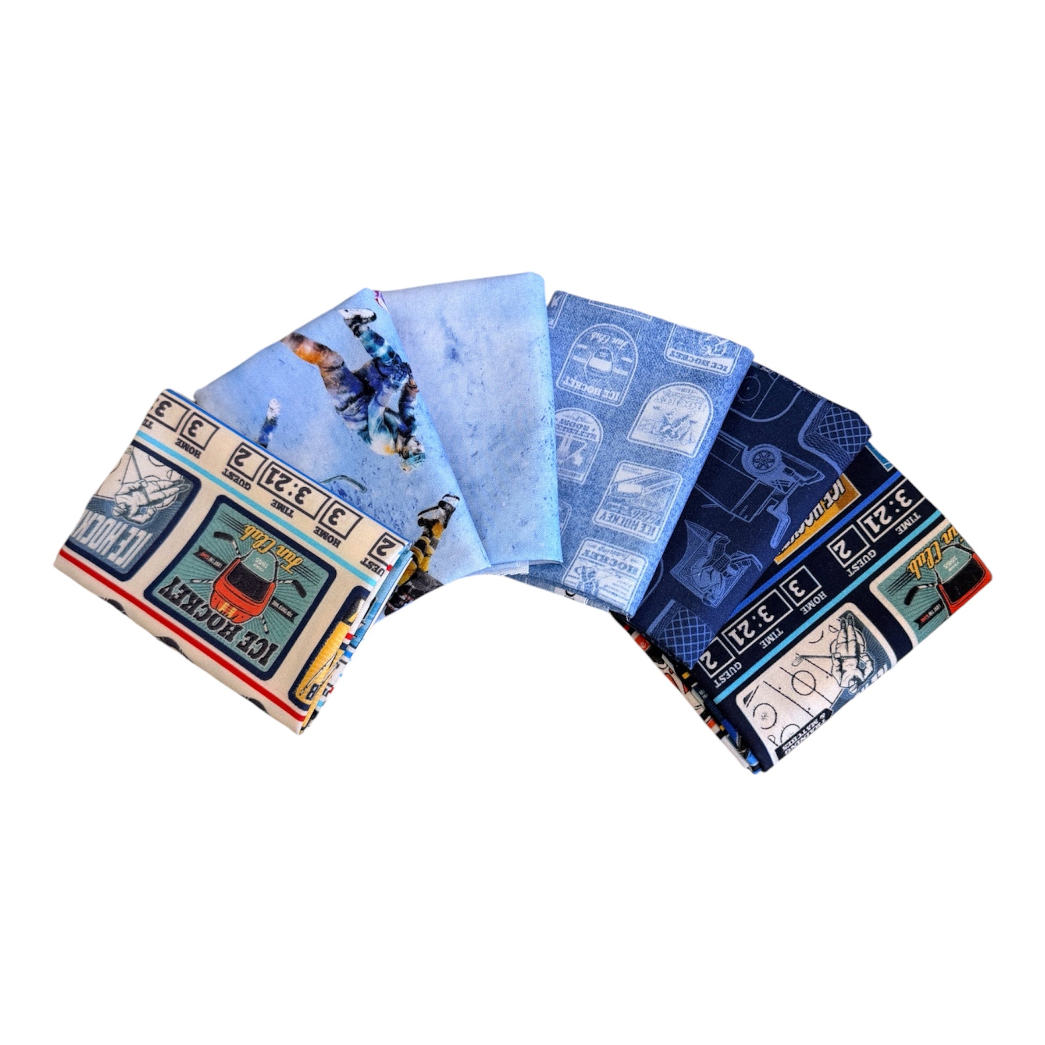 Ice Hockey 6 pc. Fat Quarter Bundle