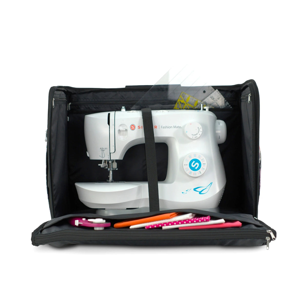 Everything Mary XL Sewing Machine Tote Floral Flat Top