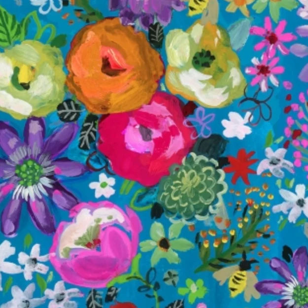 Midsummer Dream Floral Bees