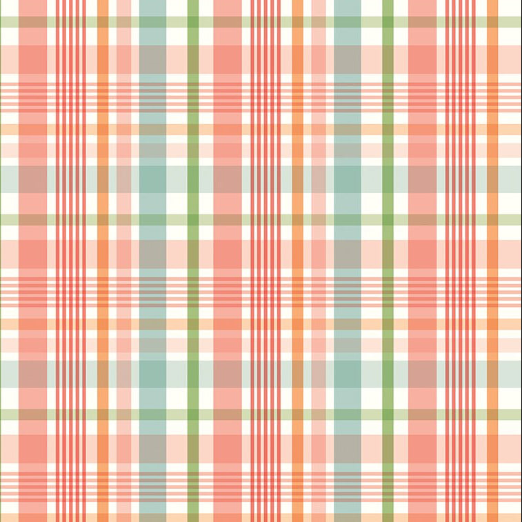 Love You to the Moon Flannel Plaid - Multi