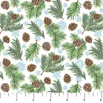 Woodland Woolies Flannel Pine Cones