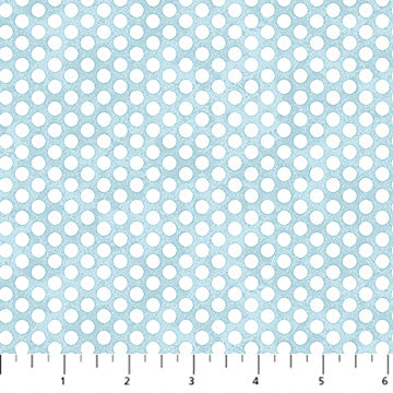 Peas in a Pod Blue Dots Flannel
