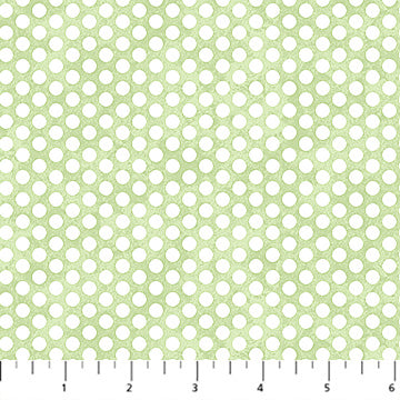 Peas in a Pod Green Dots Flannel