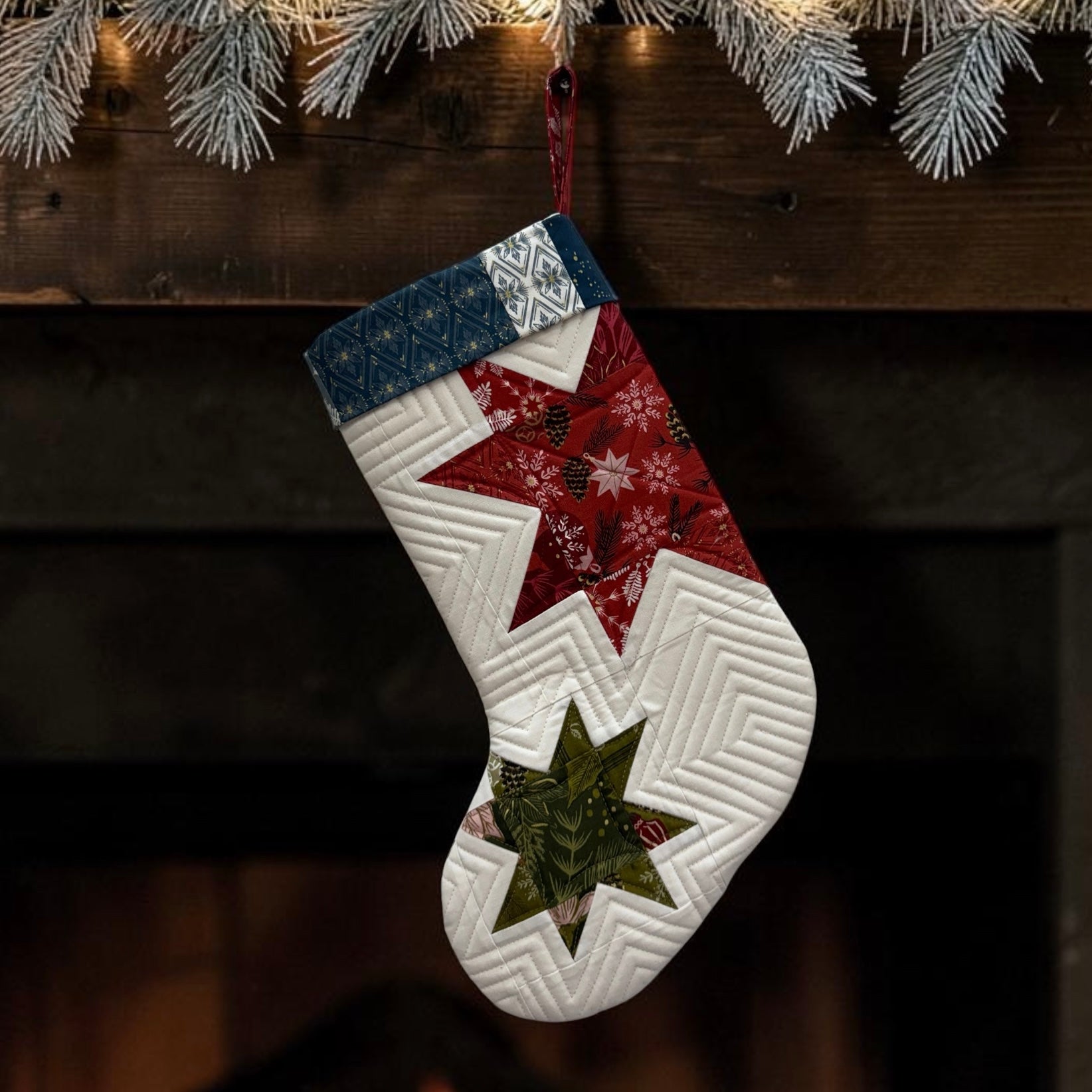 Quilted Heirloom Stocking