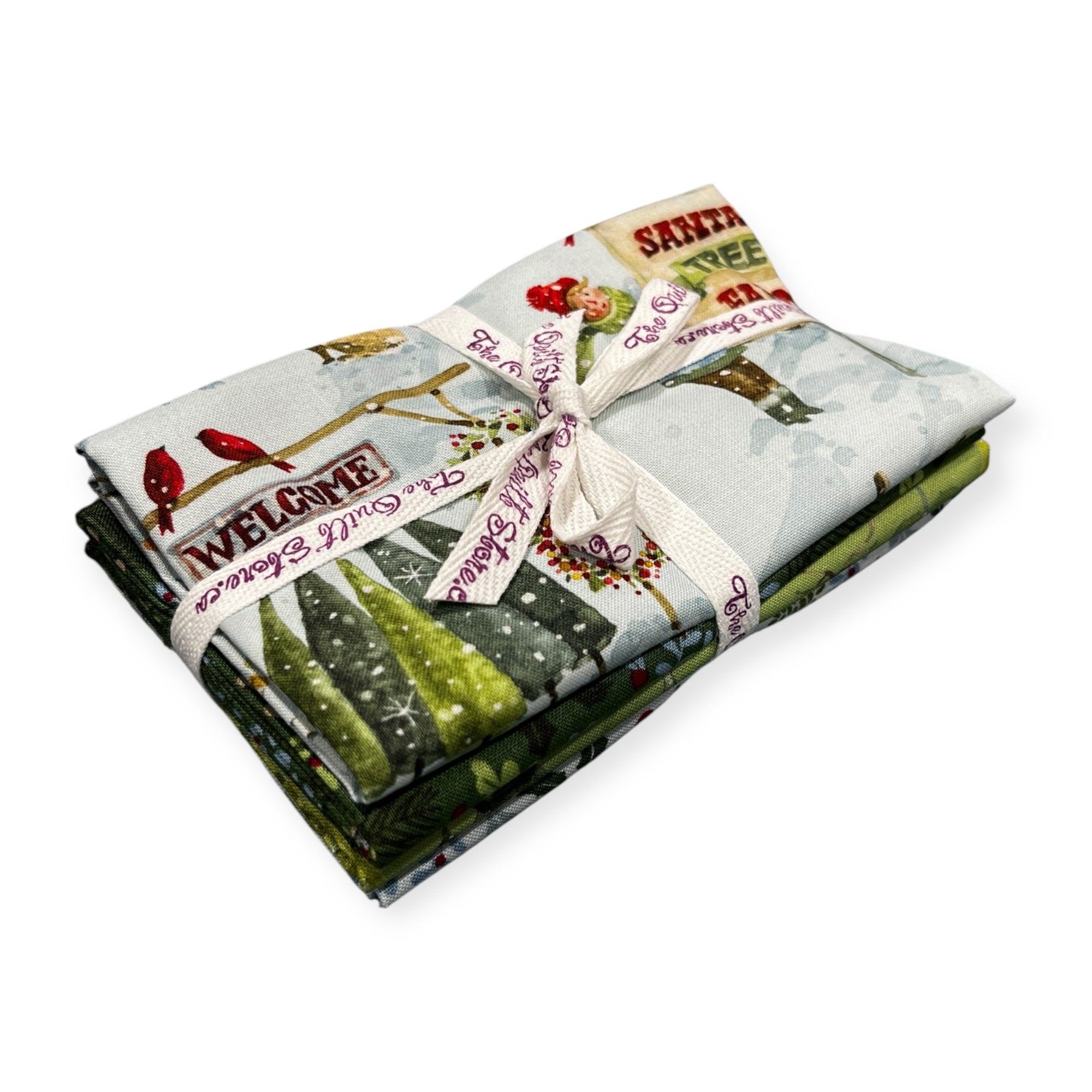 Santa’s Tree Farm 4 pc. Fat Quarter Bundle