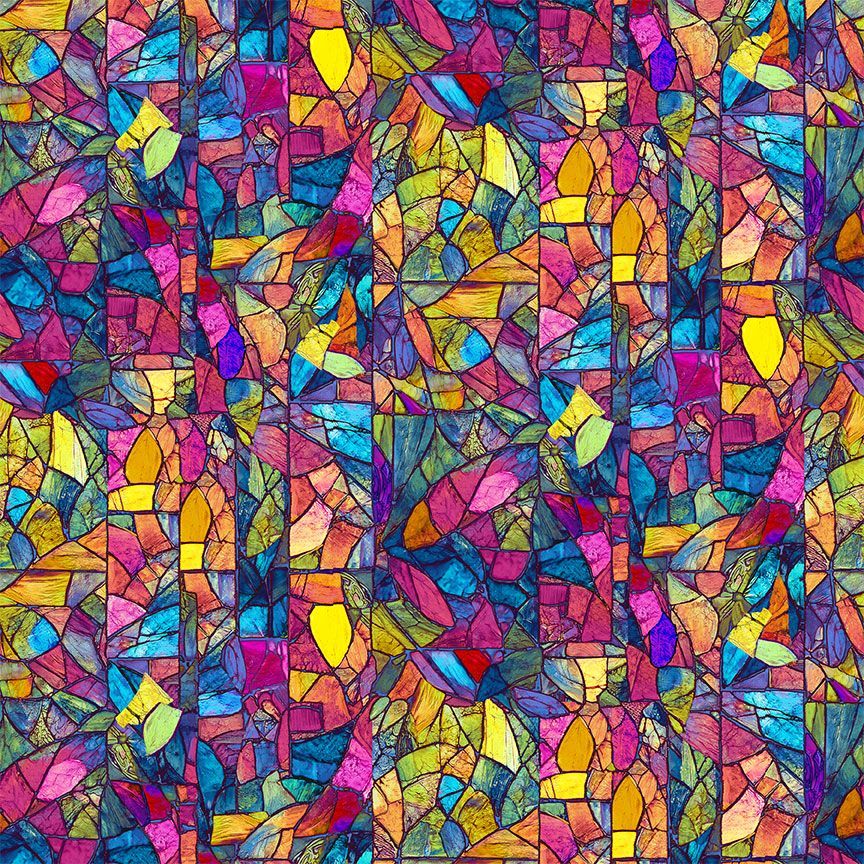 Fantasia Stained Glass - Bright