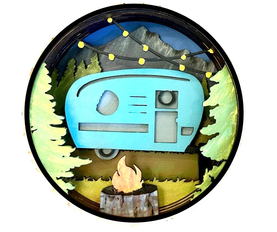Glamping Paint by Layers Kit