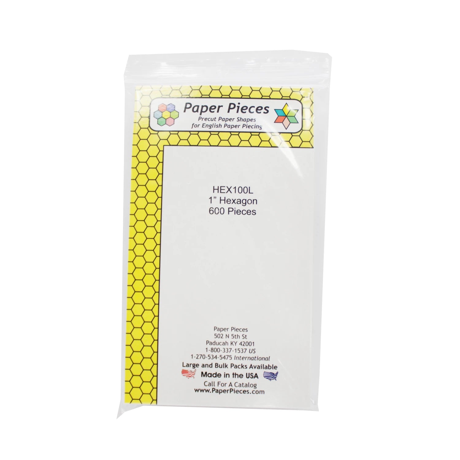Hexagon Papers 1" (600 per bag)