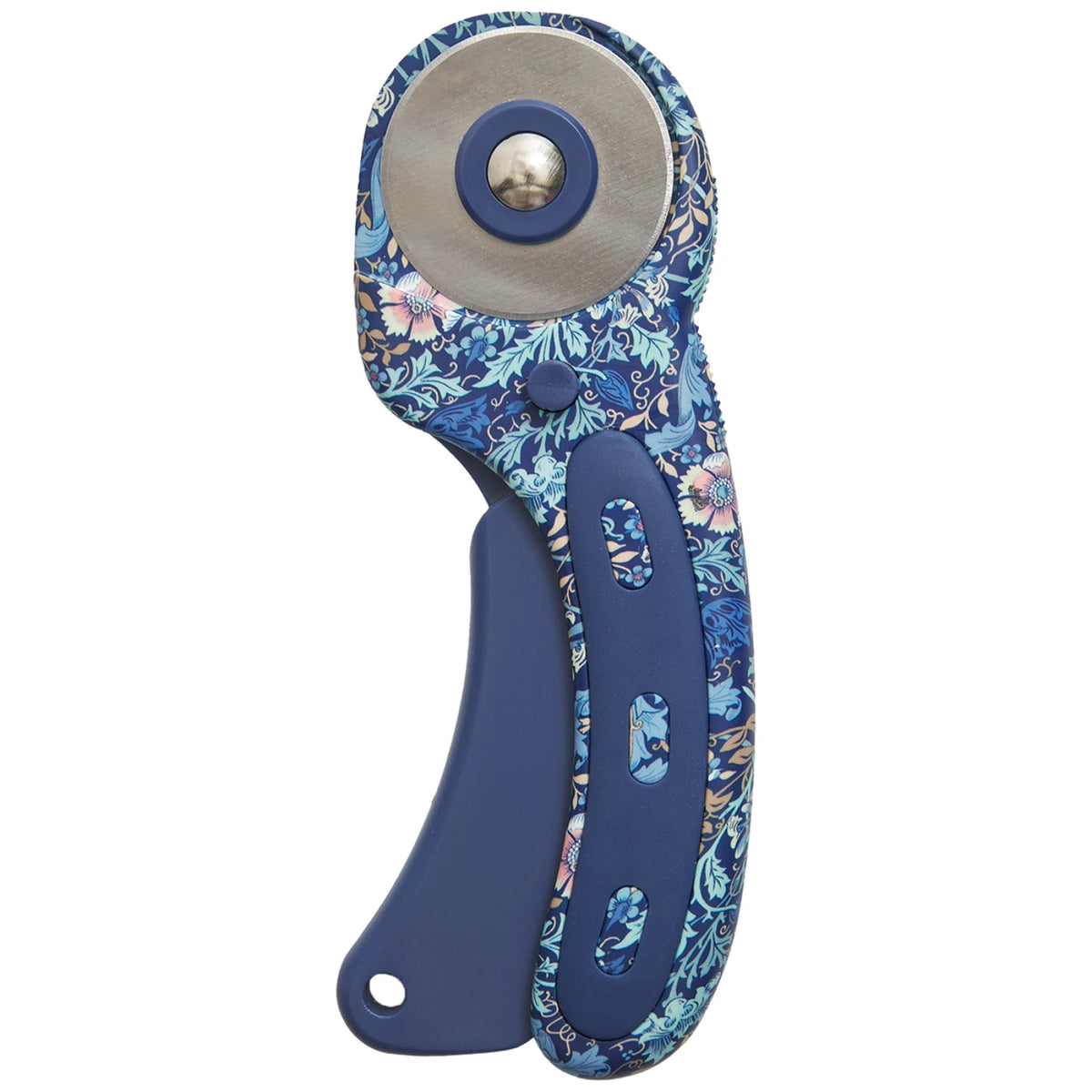 Blue Floral Rotary Cutter