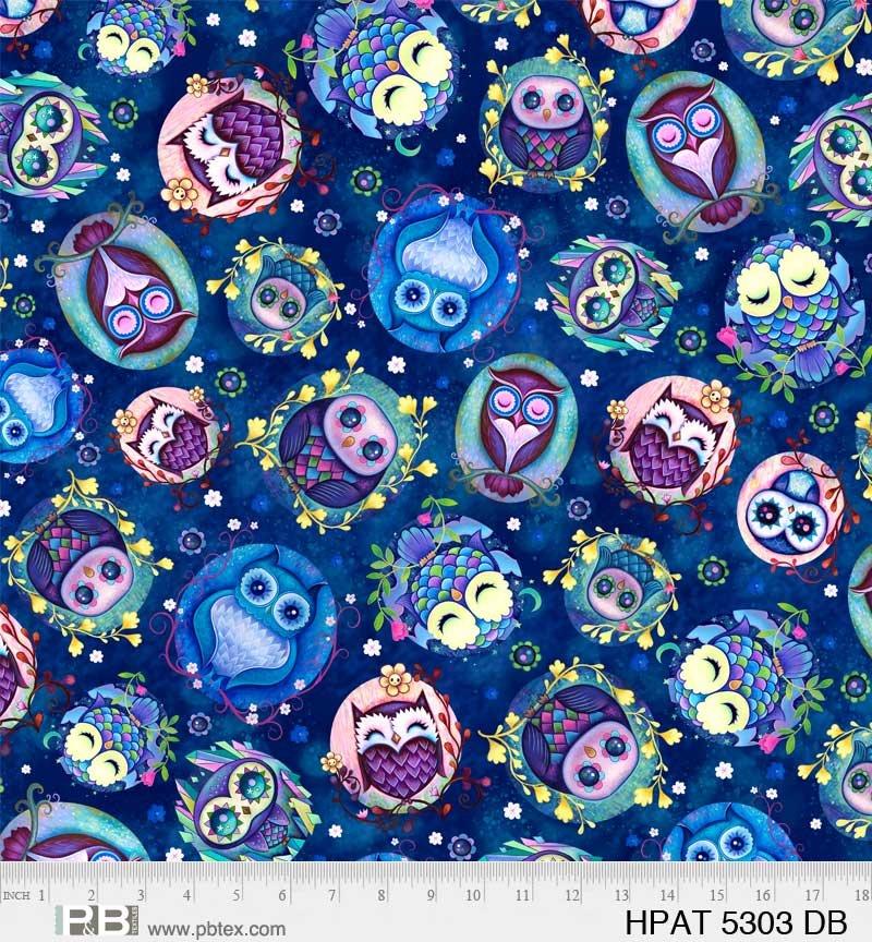 Hootie Patootie Owl Toss - Navy