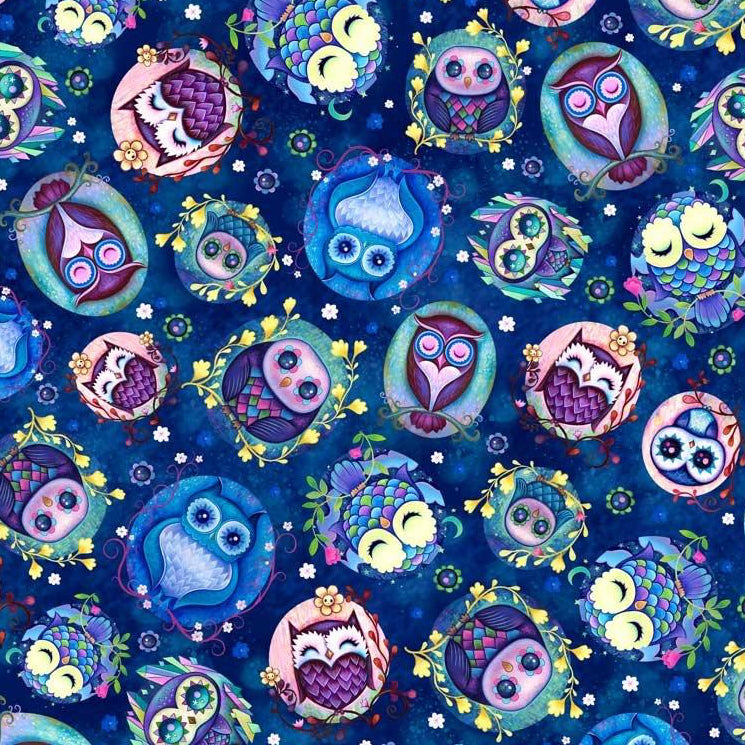 Hootie Patootie Owl Toss - Navy