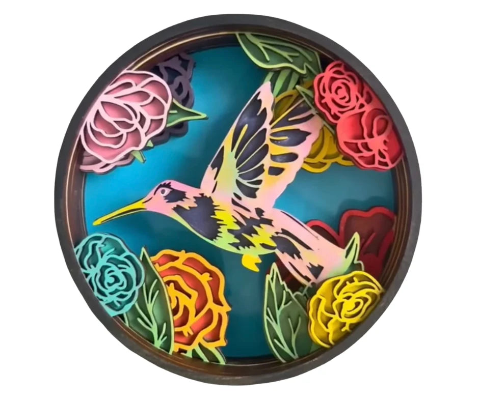 Hummingbird Garden Paint by Layers Kit