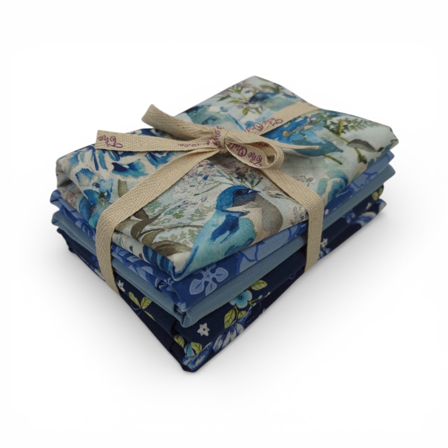 Blue Floral Summer 5 pc. Fat Quarter Bundle