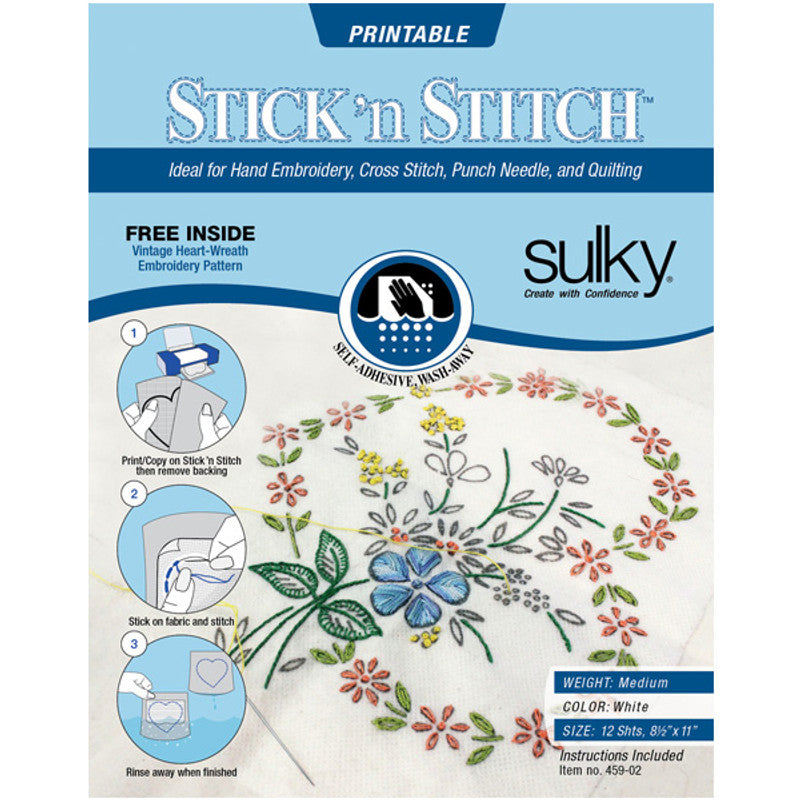 SULKY STICK N STITCH ADHESIVE