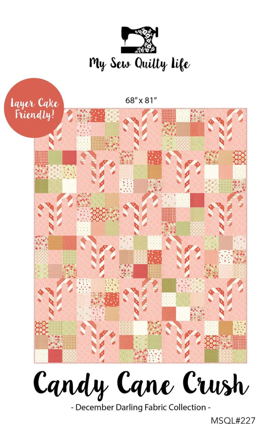 Candy Cane Crush Pattern