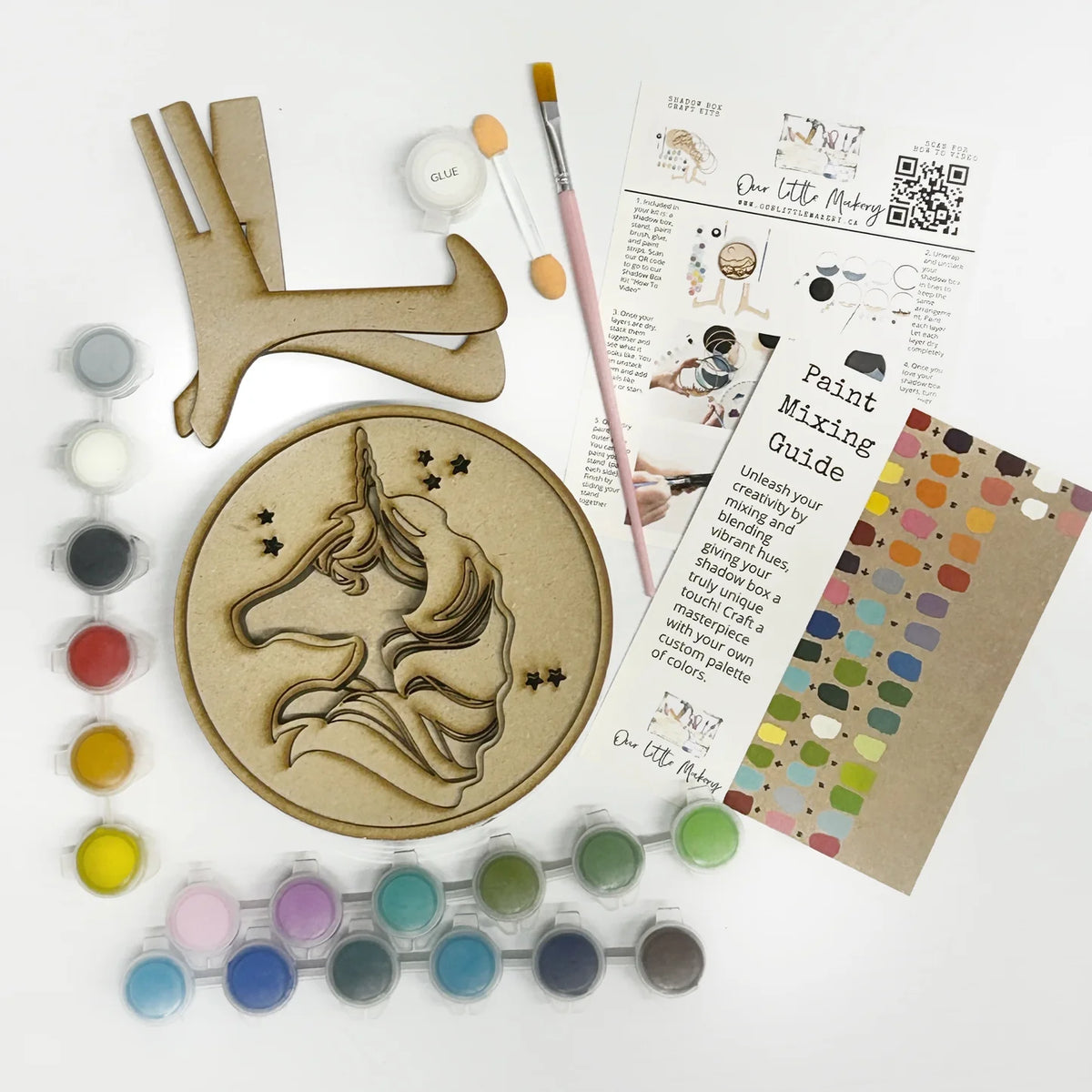Unicorn Paint by Layers Kit