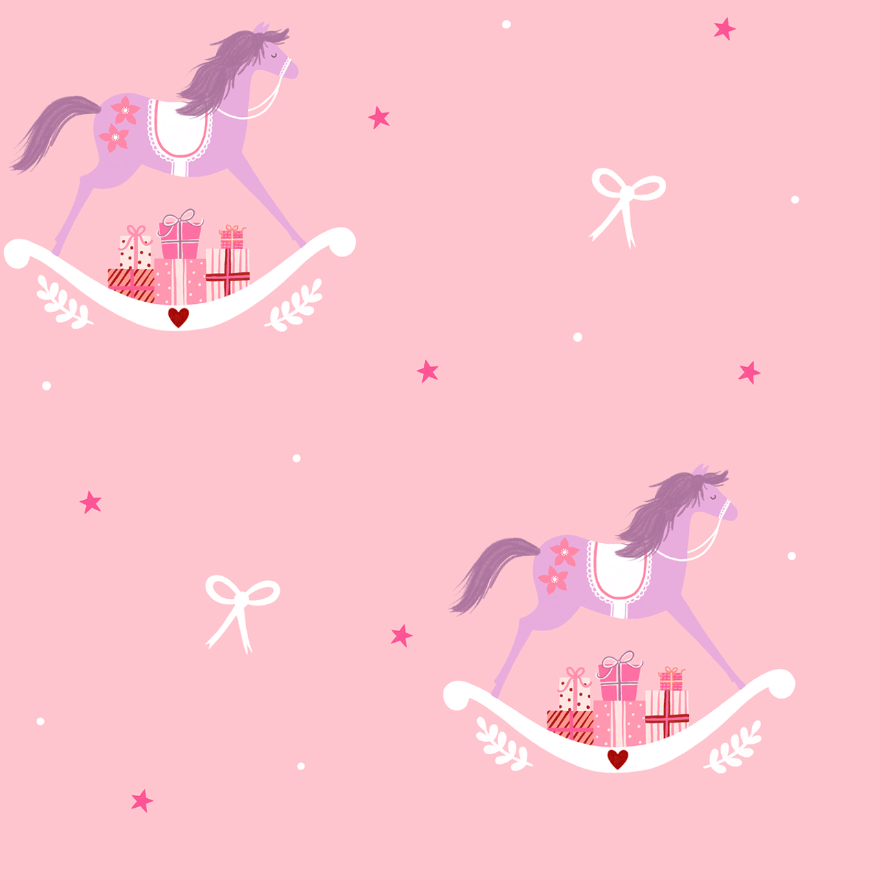 Sugar Plum Joyful Rocking Horse