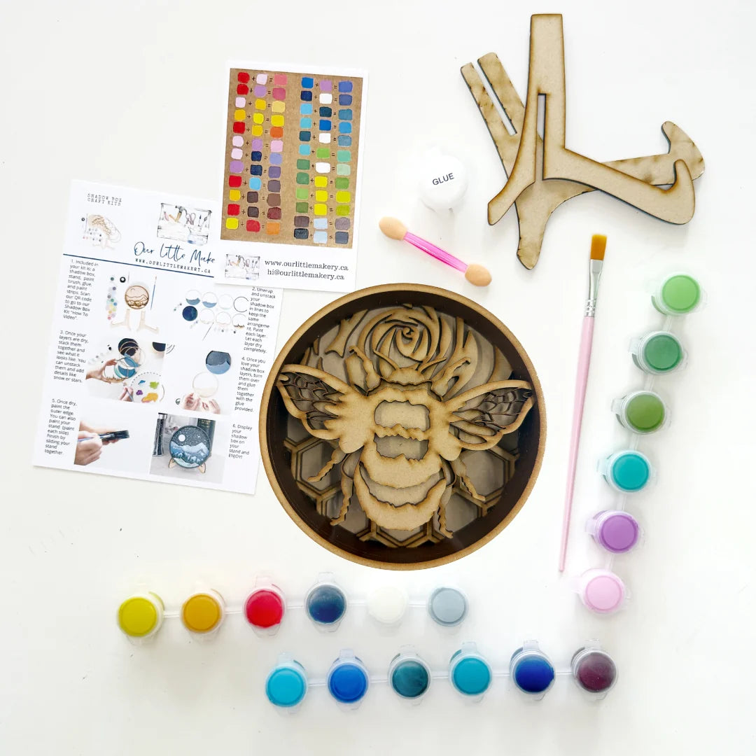 Bee Happy Paint by Layers Kit