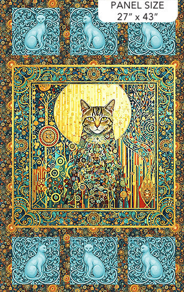 Klimty Cats Nouveaux - Panel