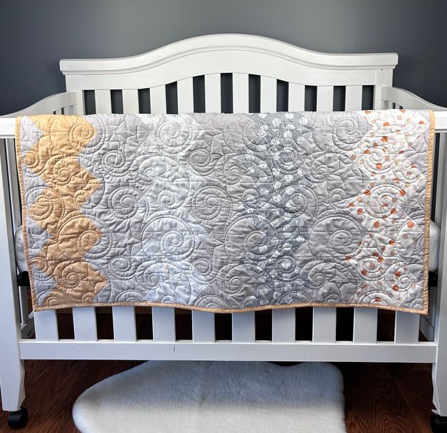Stars and Dots Chicken Scratch Chevron Quilt Kit