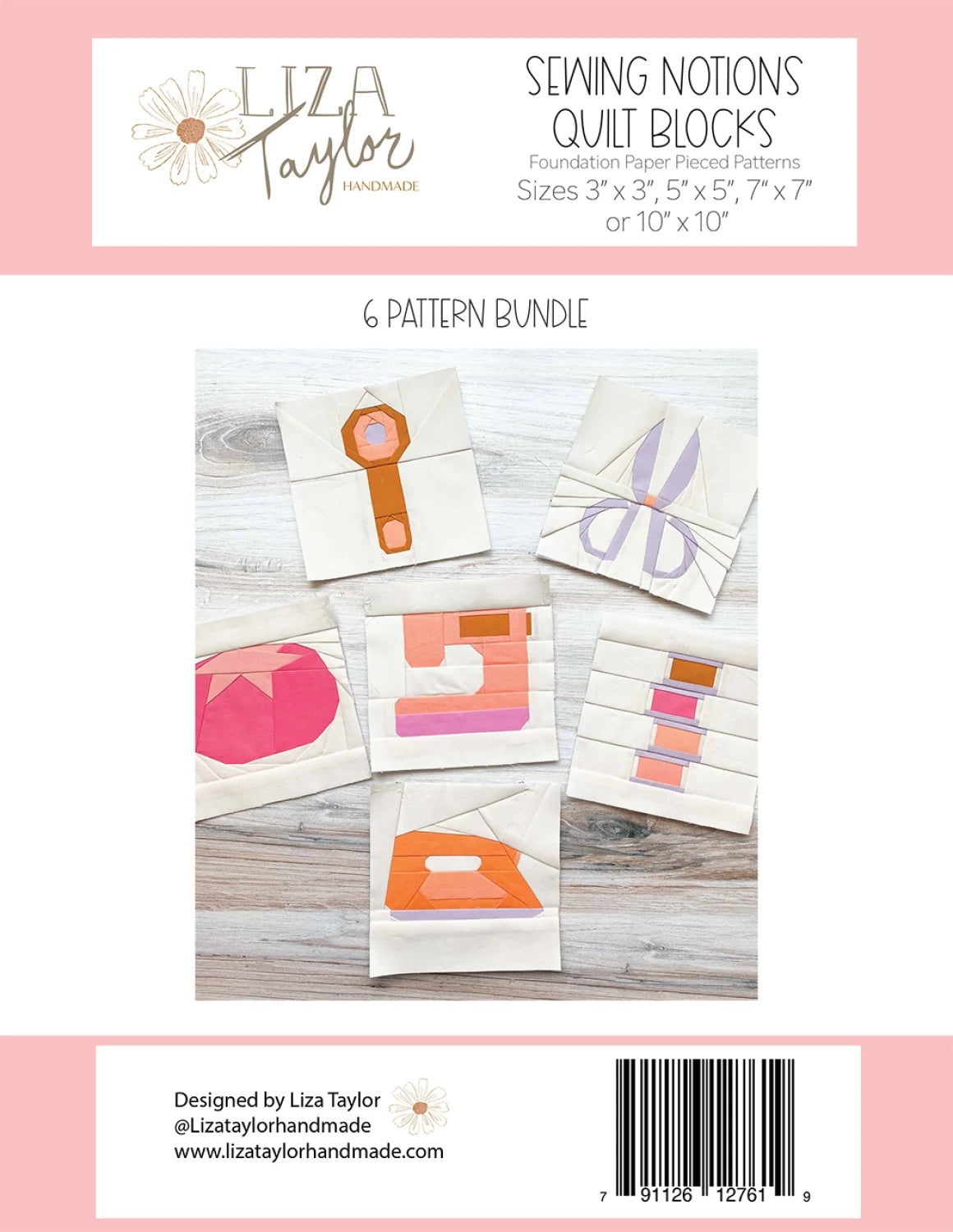 Sewing Notions Quilt Blocks FPP Patterns