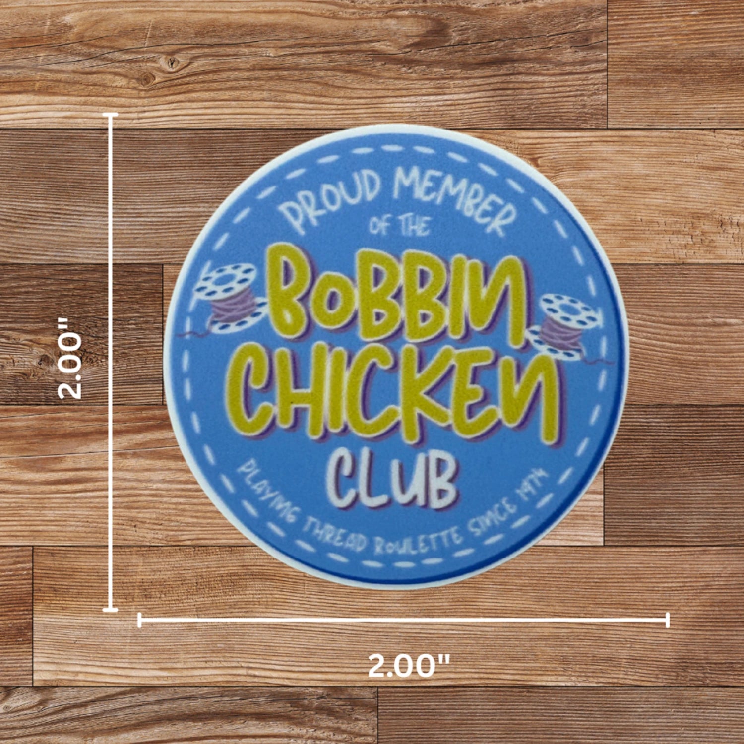Bobbin Chicken Club - Sticker