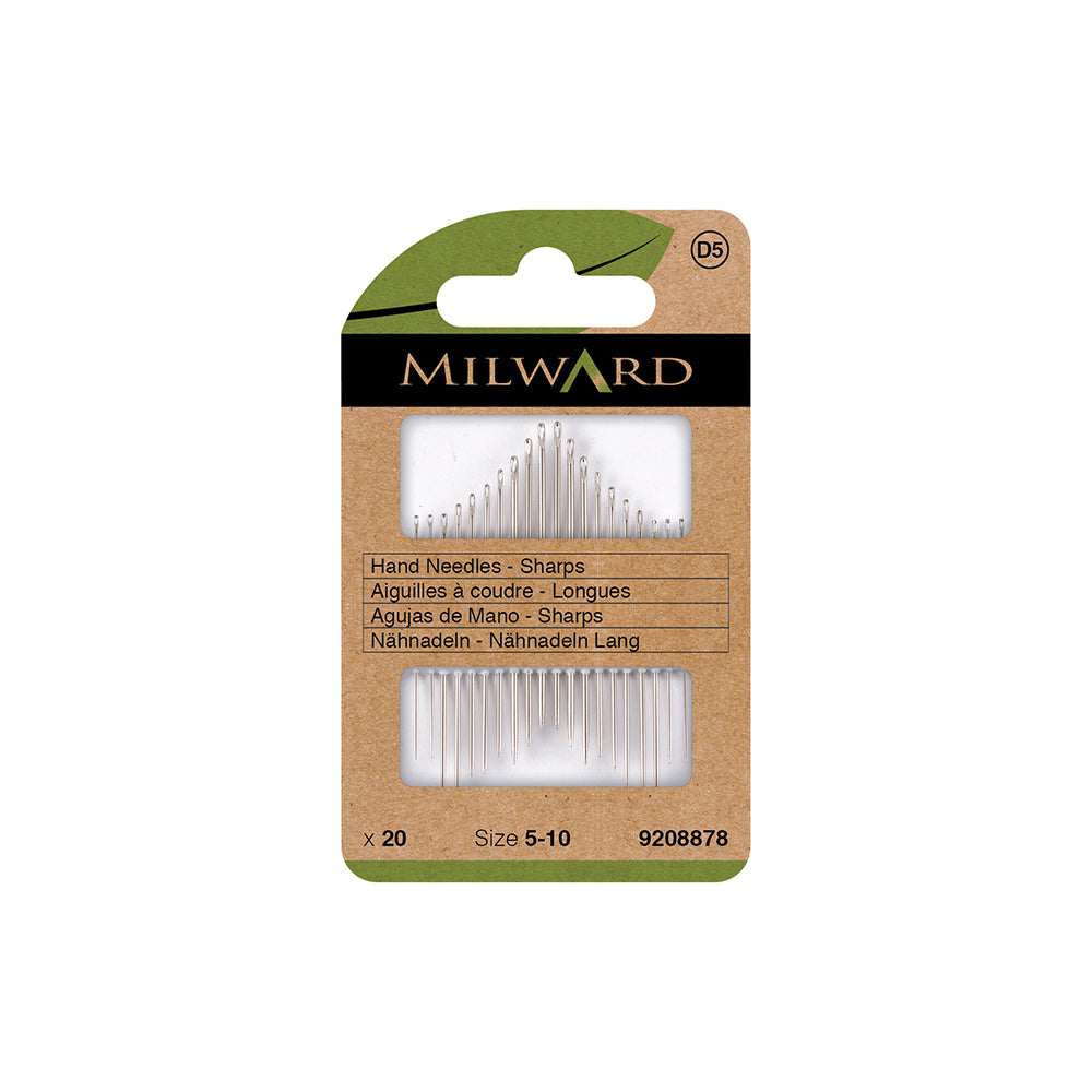 Milward Hand Sewing Needles - Sharps