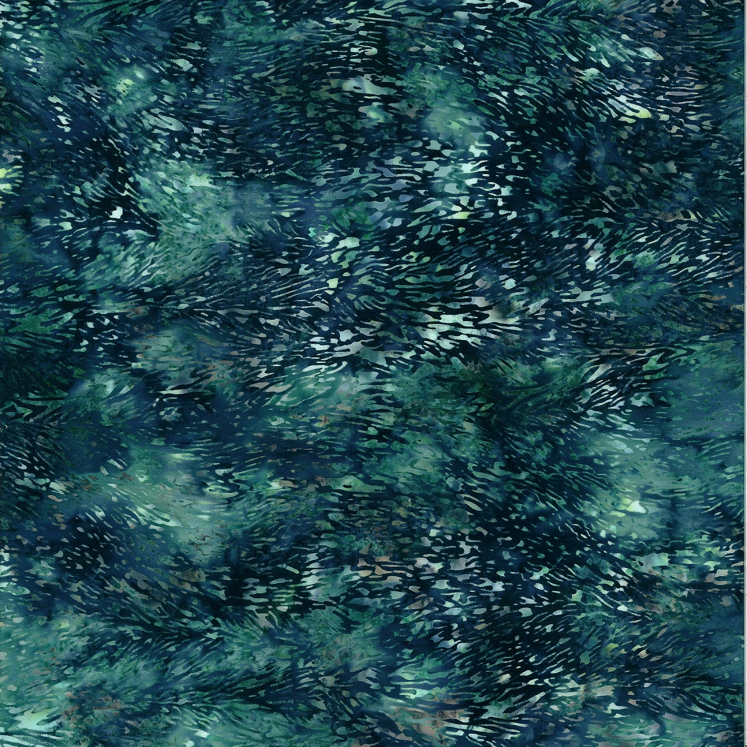 Woodland Batiks Fur Texture Teal