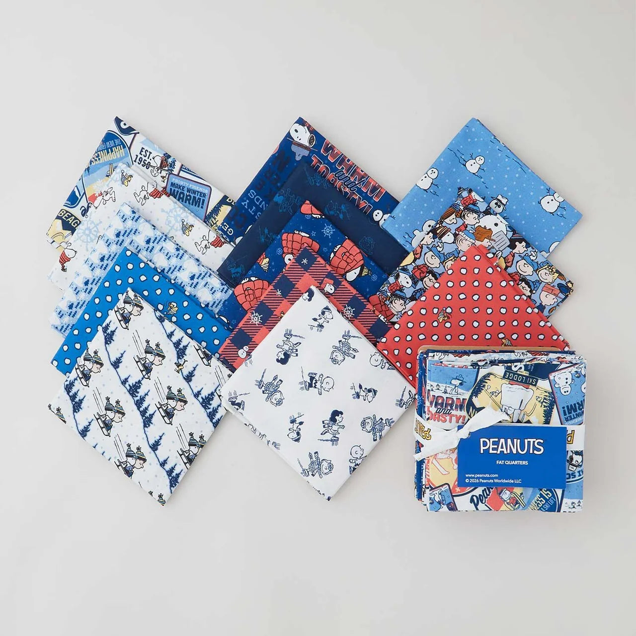 Peanuts Frosty Friends Fat Quarter Bundle