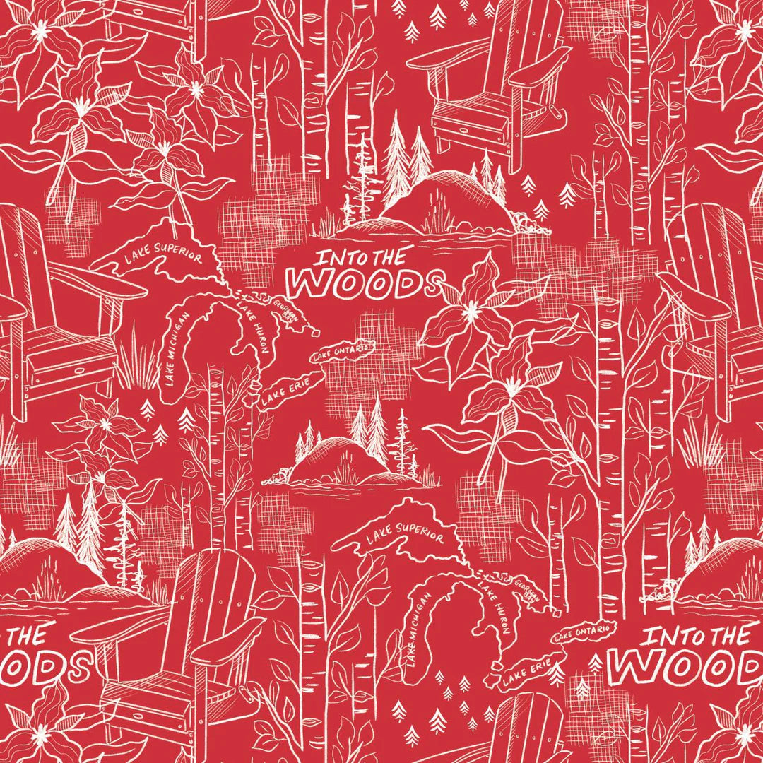 Oh Canada Into The Woods - Red