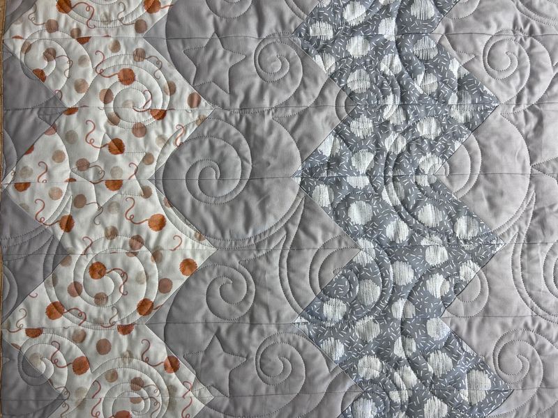 Stars and Dots Chicken Scratch Chevron Quilt Kit