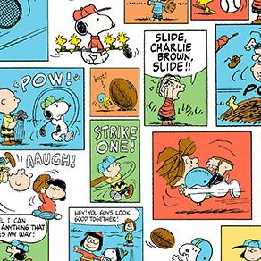 Peanuts Comics - White Multi