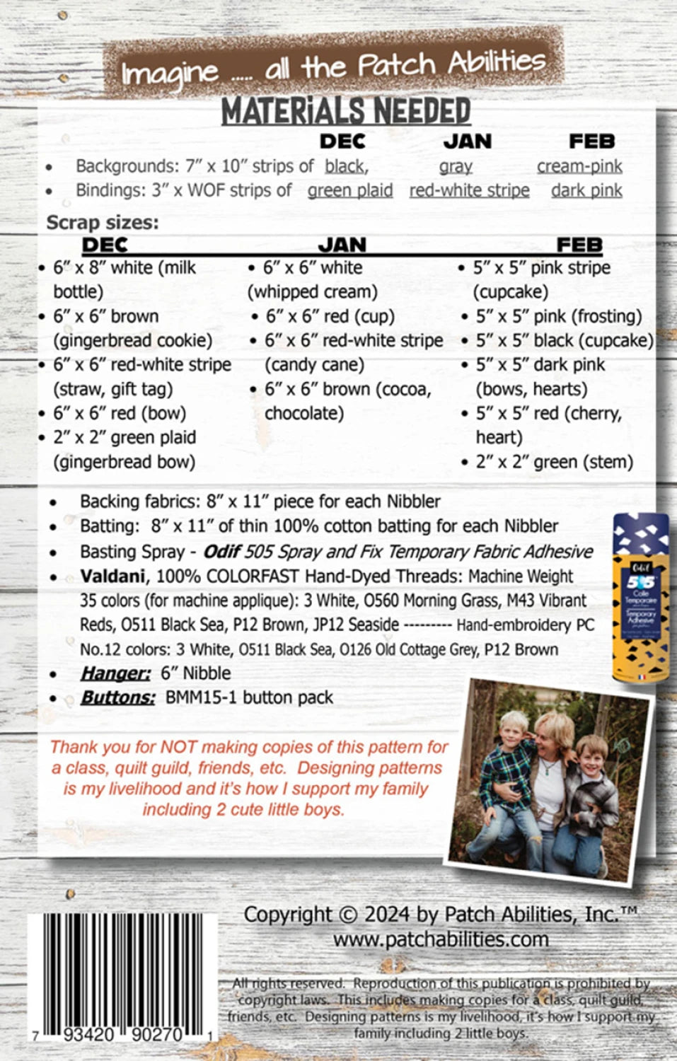Winter Nibblers Pattern