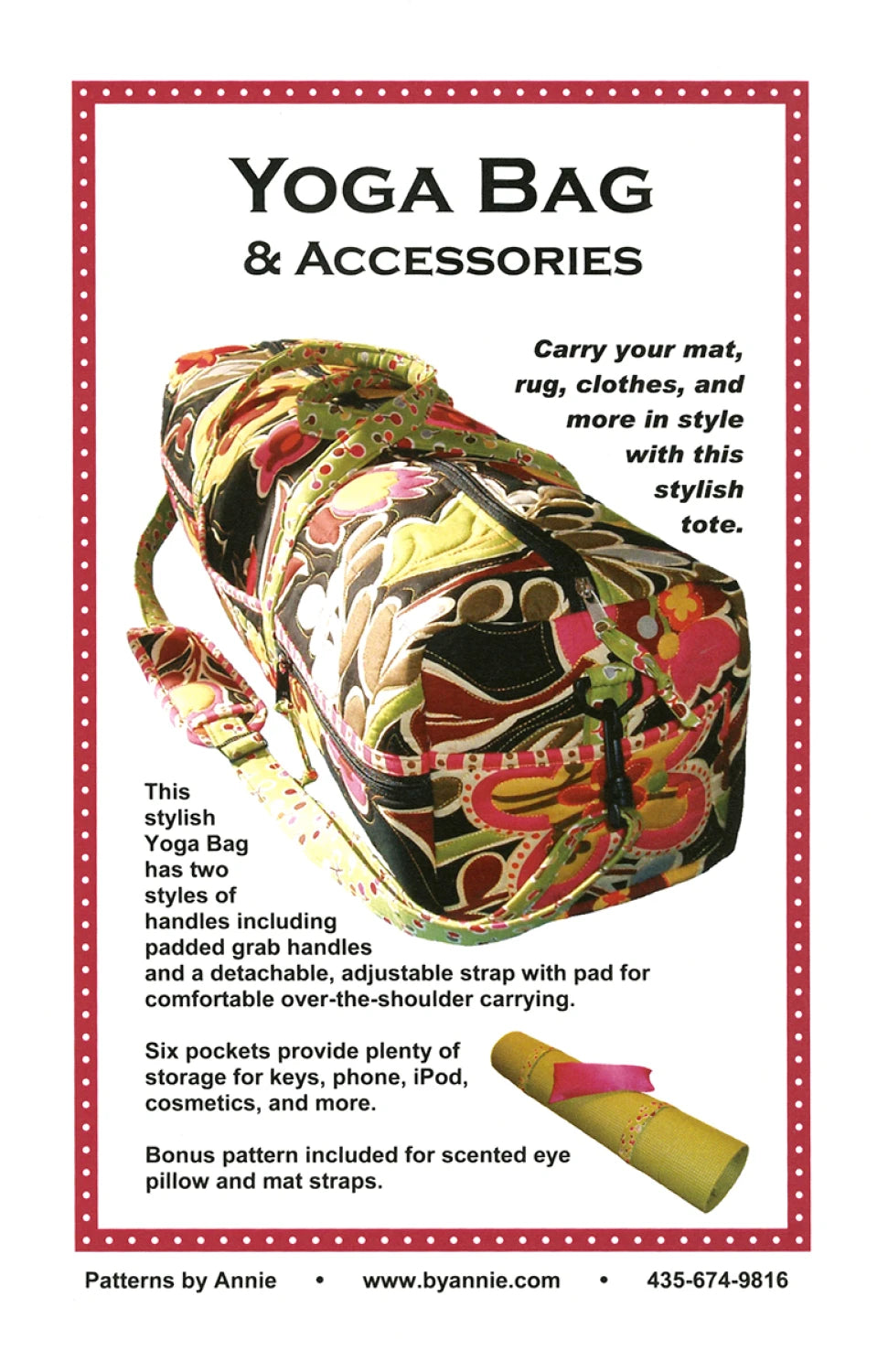 Yoga Bag Pattern
