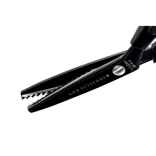 Matte Black Lightweight 9" Scalloped Pinking Shears