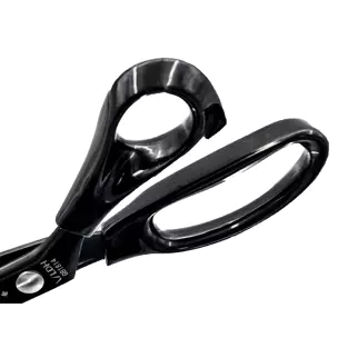 Matte Black Lightweight 9" Scalloped Pinking Shears