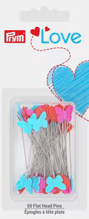 Prym Love Flat Head Pins (50 pcs)