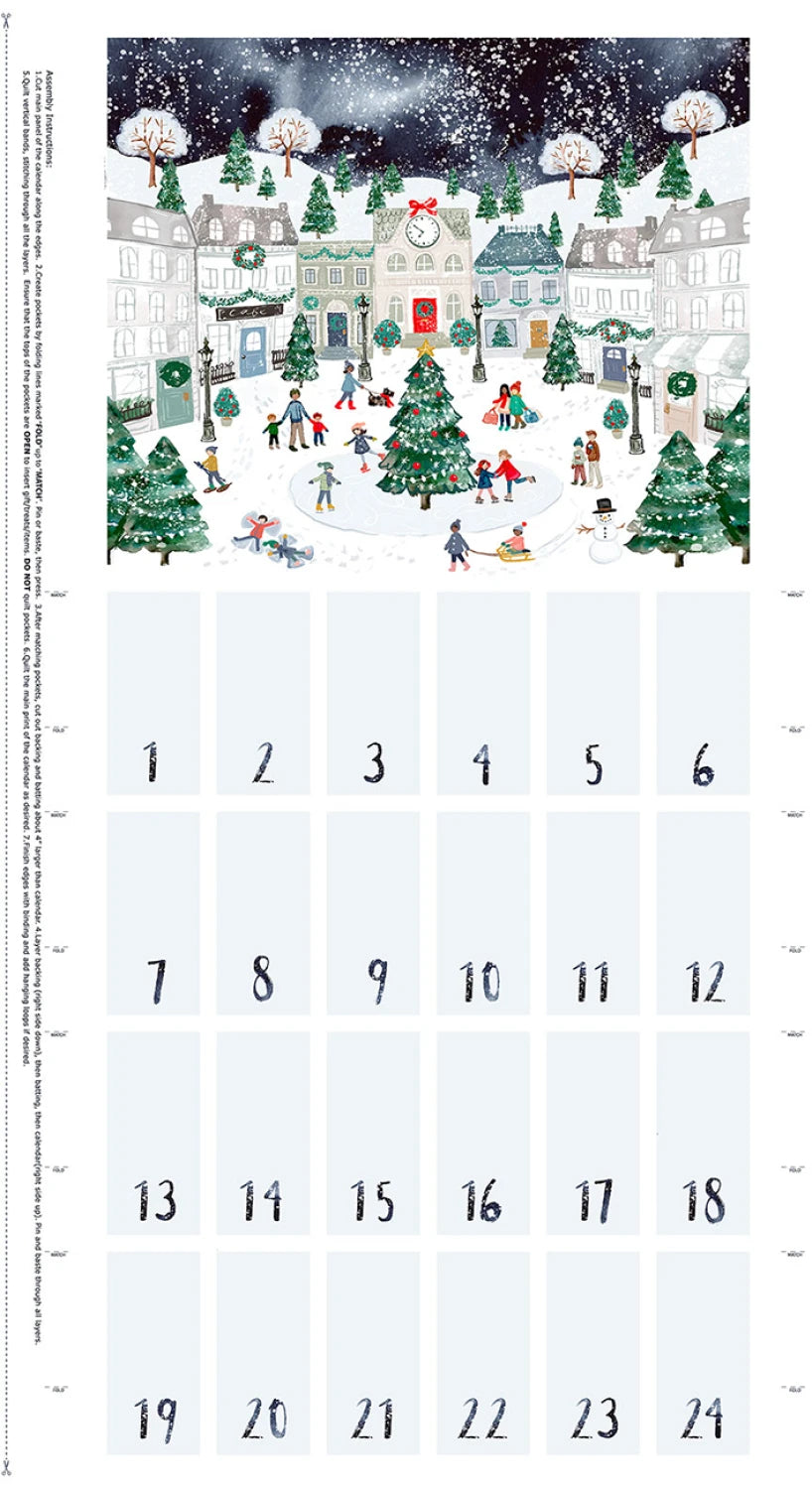 Baby It's Cold Outside Advent Panel